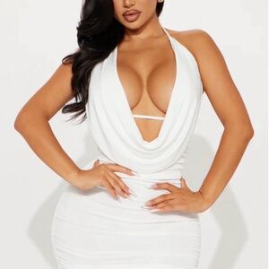 Fashion Nova White Mini Dress